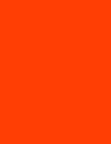 High Visibility Fluorescent Orange Fabric